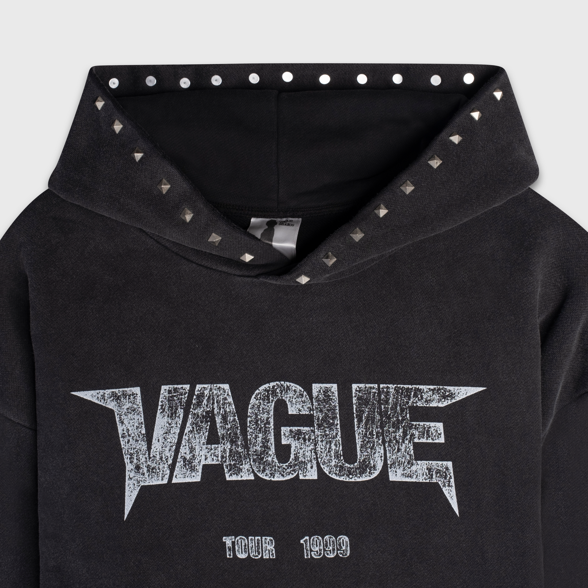 TOUR STUDDED HOODIE [BLACK]