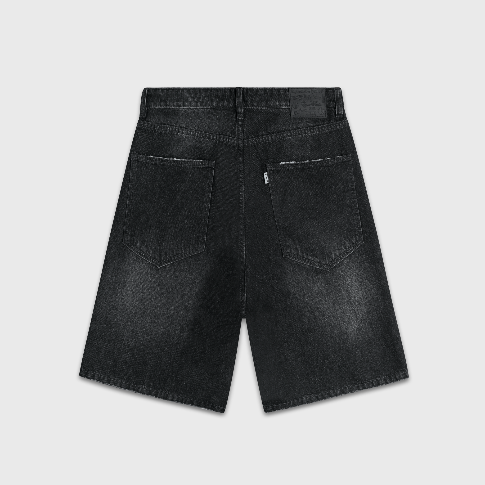 '85 STUDDED JORTS [VINTAGE BLACK]