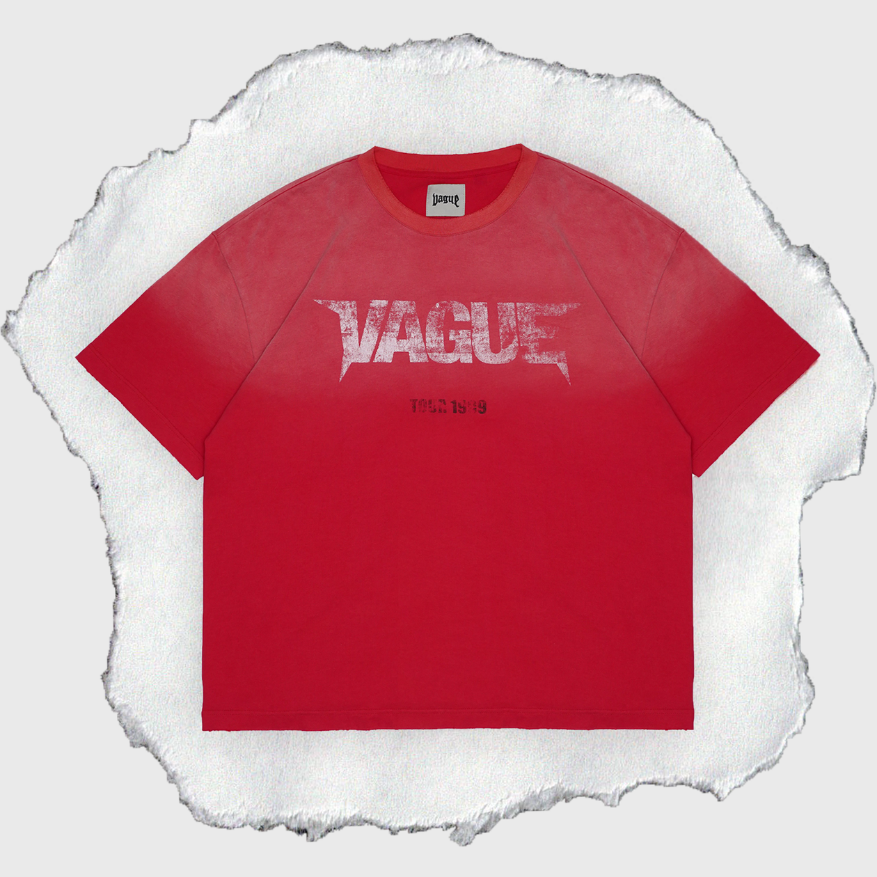 TOUR TEE [FADED RED] – VAGUE Studios